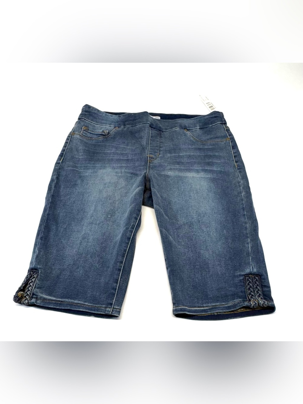 Tribal Women's Denim Bermuda Shorts - Blue